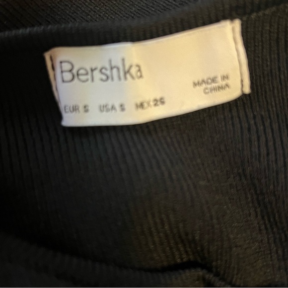 Black Backless Bodycon Mini Dress with Silver Rhinestone Fringe - Picture 5 of 5